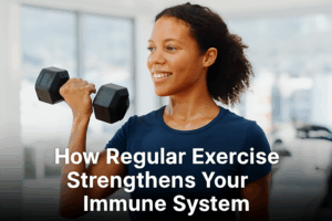 regular exercise strengthens immune system