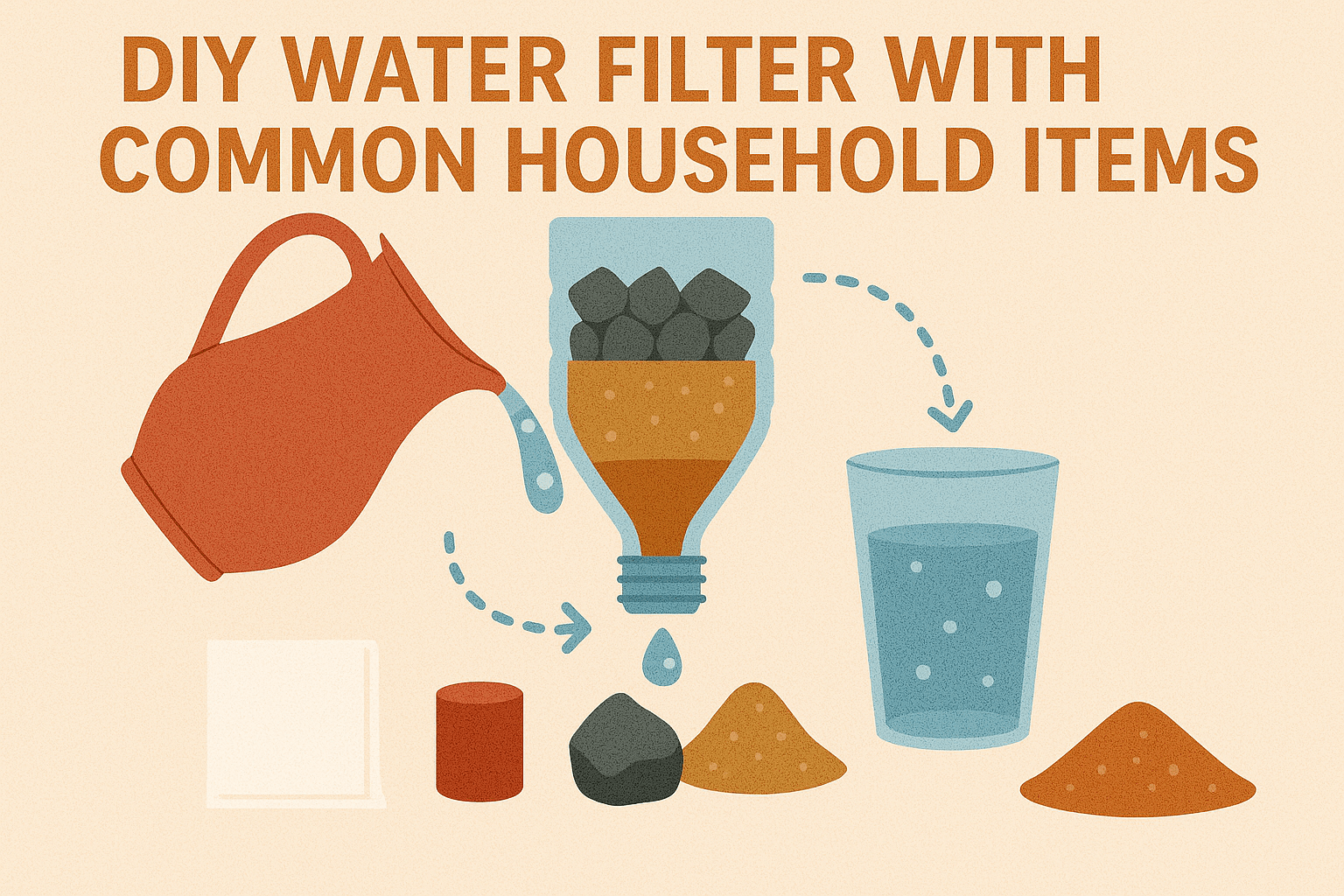 DIY emergency water filter
